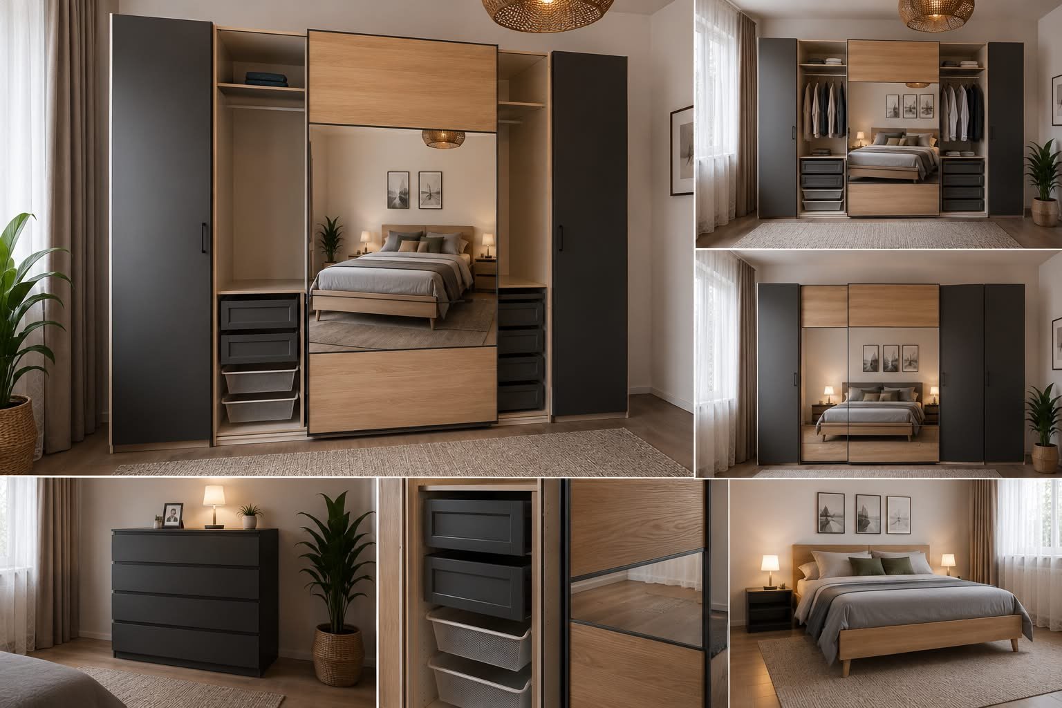 Schrank mit Spiegel